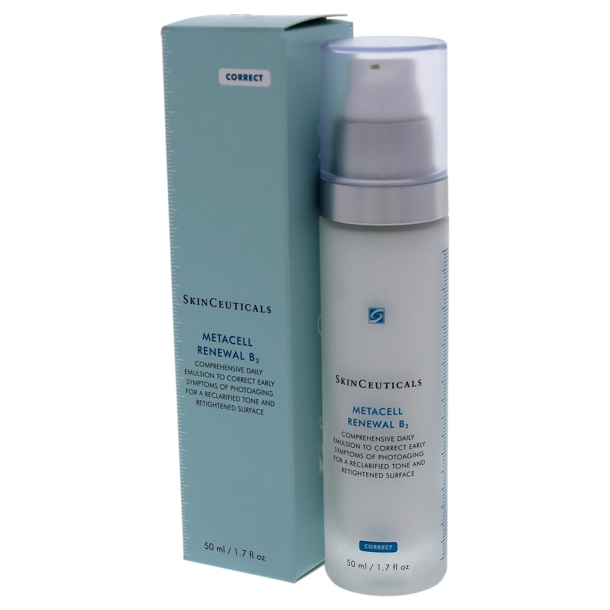 Skinceuticals Metacell Renewal B3 Crema facial antienvejecimiento - Hidratante diario para el tratamiento del fotoenvejecimiento, 50ml