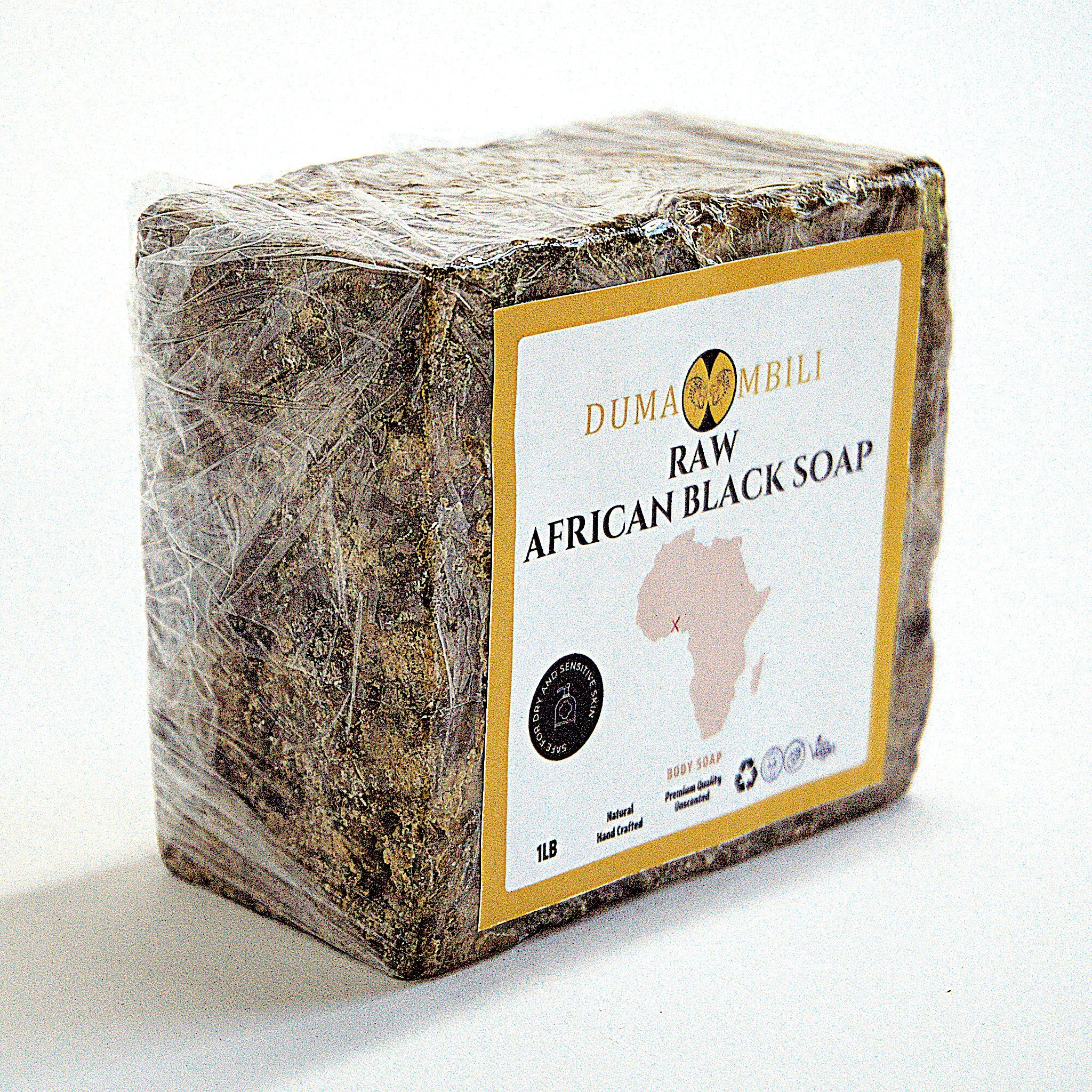Auténtico jabón negro africano para el acné | Cuidado de la piel orgánico para una piel clara y radiante