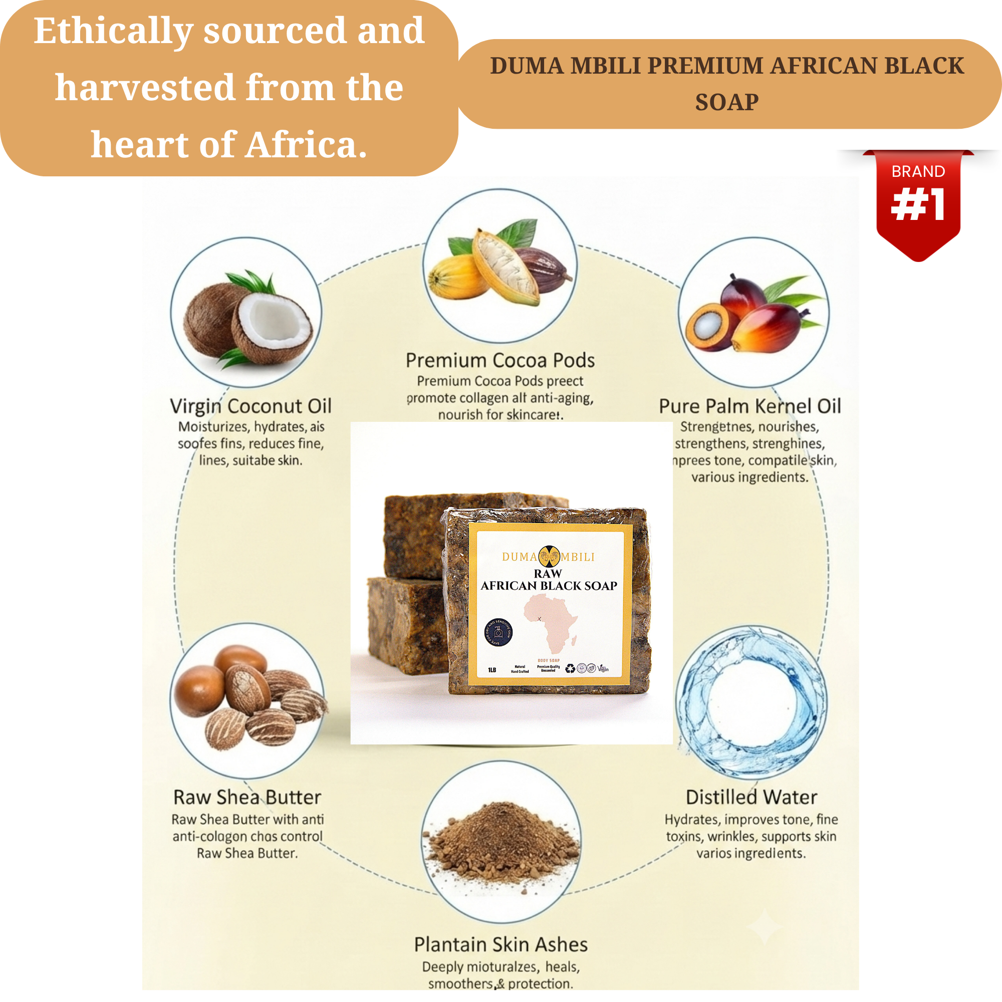 Authentic African Black Acne Soap | Organic Skincare for Clear & Glowing Skin