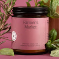 Farmer's Market Essential Oil Beeswax Jar Candle: Non-Toxic