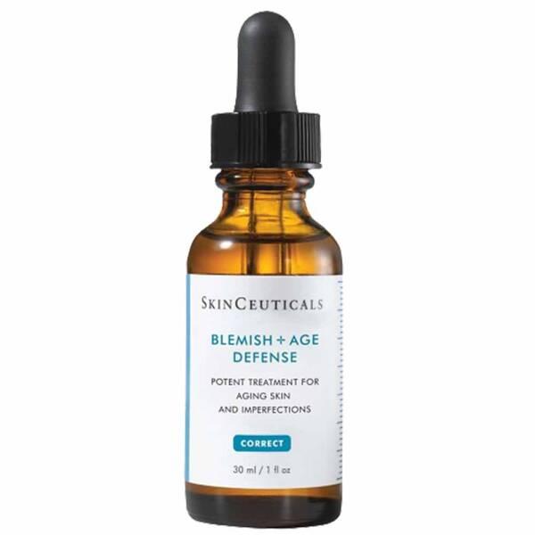 Skinceuticals Blemish + AGE Defense Facial Serum: Reduce el acné, las arrugas y revela una piel radiante - Tratamiento antienvejecimiento y para imperfecciones para adultos