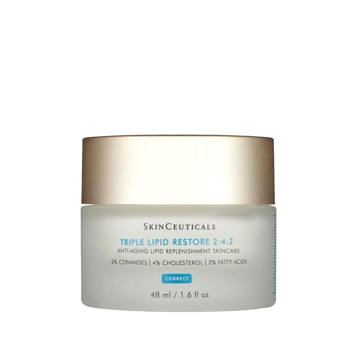 Skinceuticals Triple Lipid Restore 2:4:2 Crema Hidratante Antiedad - Restaura la Barrera Lipídica, Reduce los Signos del Envejecimiento