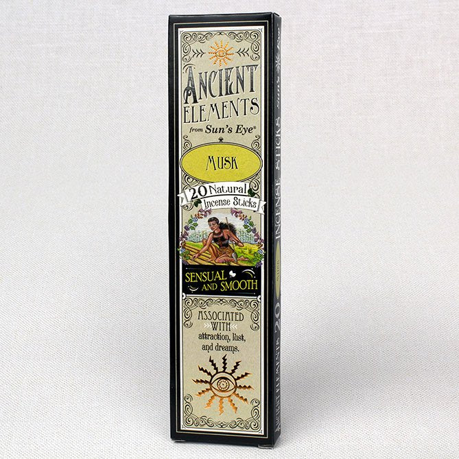 Box of Ancient Elements Musk incense sticks on a white background Sun's Eye Scentsium