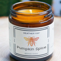 Pumpkin Spice Essential Oil Beeswax Candle