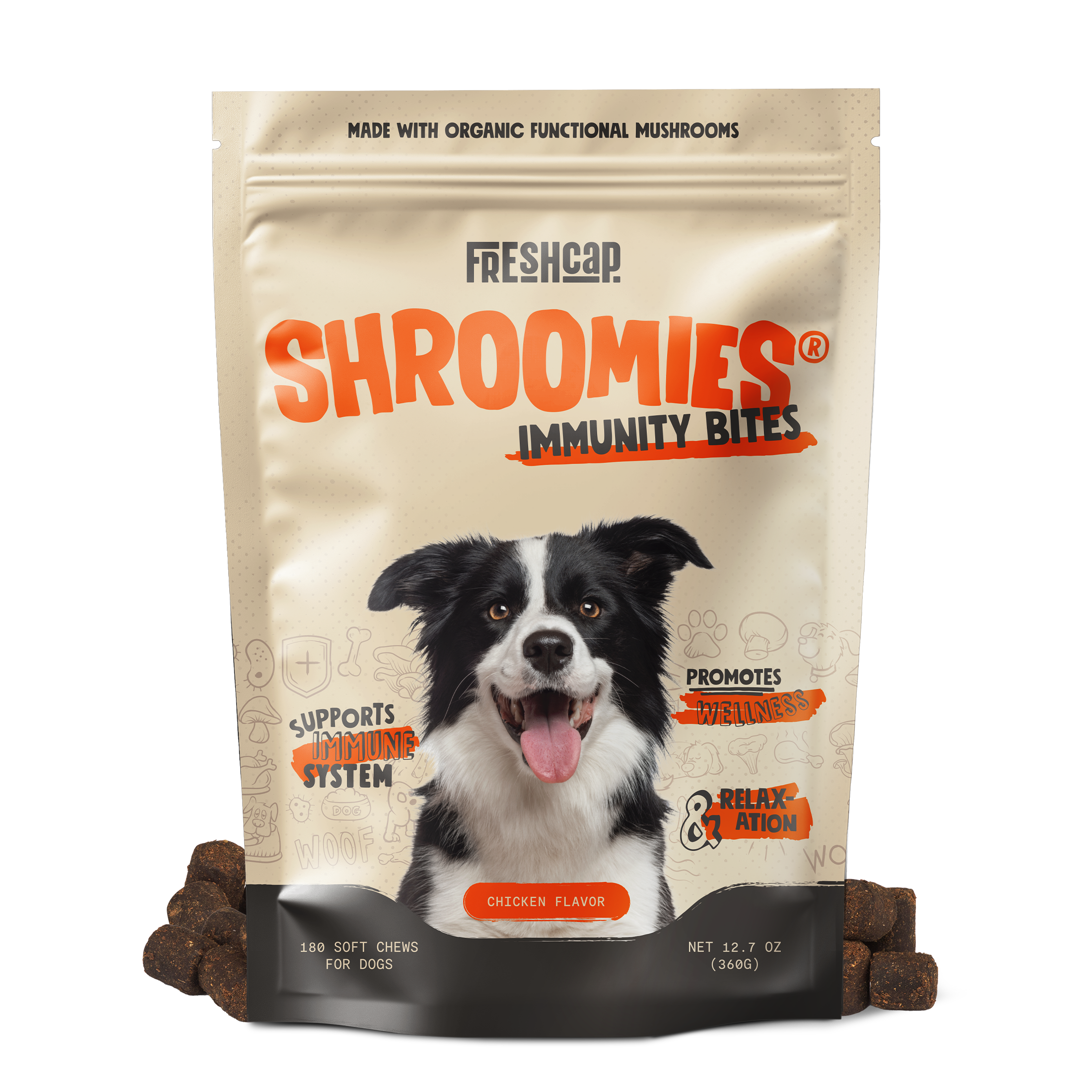 Shroomies for Dogs Organic Mushroom Complex