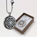 Aromatherapy Locket - Crystal Lotus