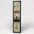 Box of 'Ancient Elements' incense sticks on a white background