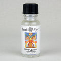 Bottle of Sun's Eye Rose Quartz concentrated aroma on a gray background