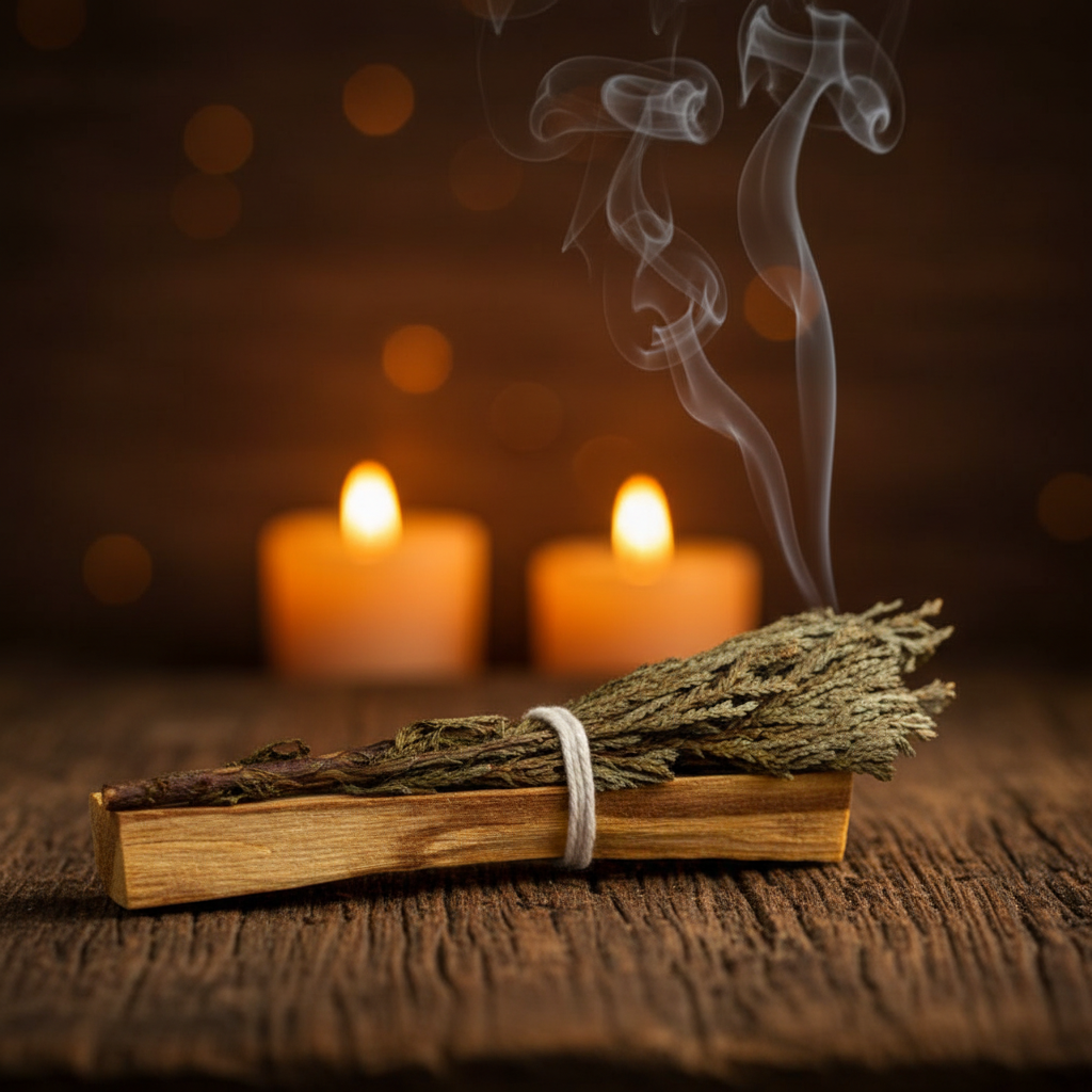 Palo Santo y Cedro Manojo para Sahumar