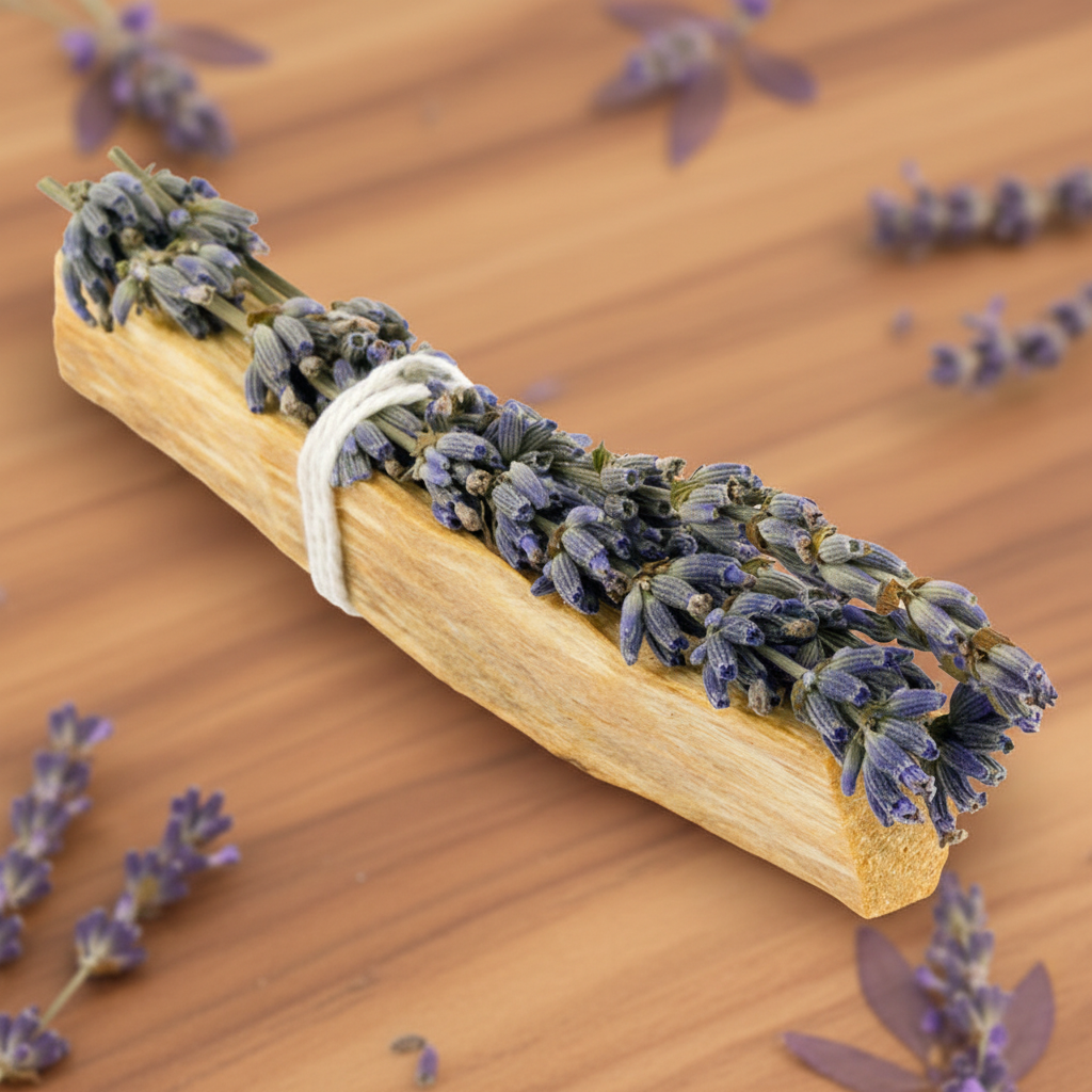 palo santo and lavender smudge stick

