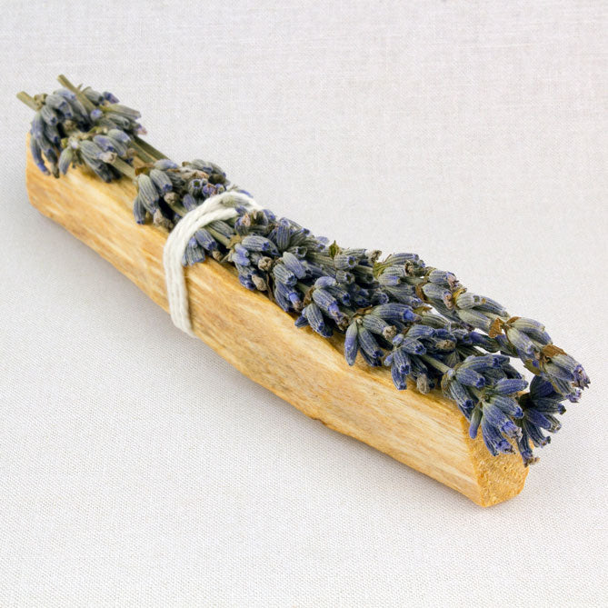 palo santo and lavender smudge stick
