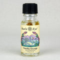 Bottle of Sun's Eye Vanilla Orange concentrated aroma on a light gray background